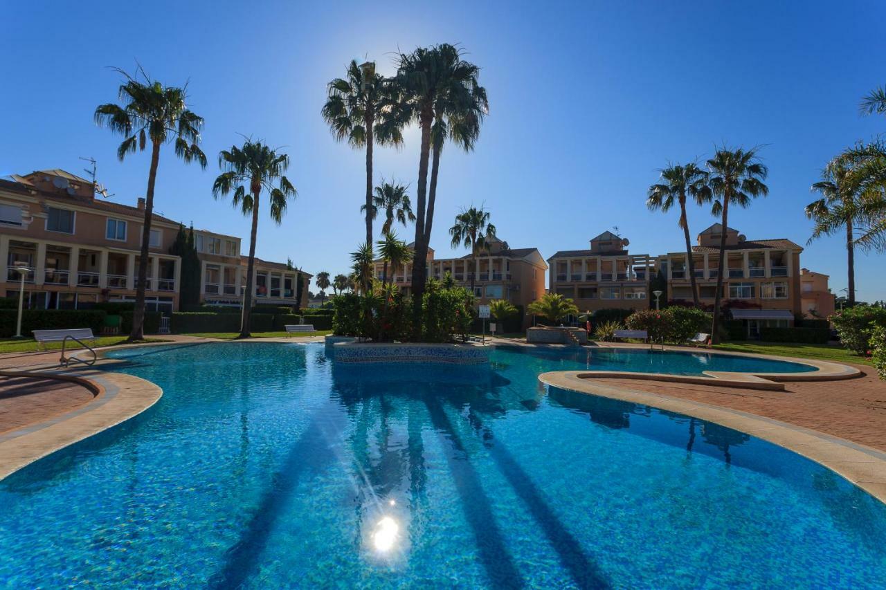 Apartamento Playa Con Piscina Y Terraza En Urbanizacion De Lujo Дения Екстериор снимка
