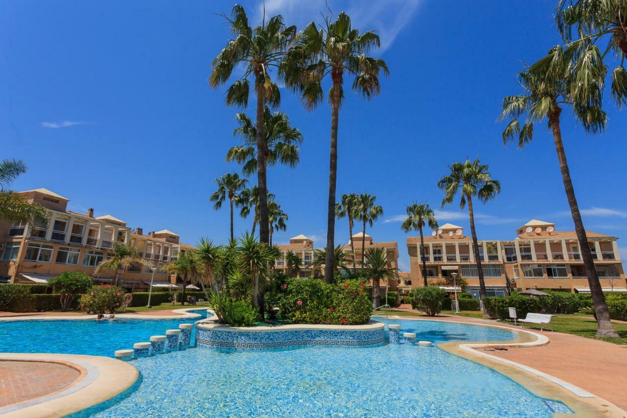 Apartamento Playa Con Piscina Y Terraza En Urbanizacion De Lujo Дения Екстериор снимка