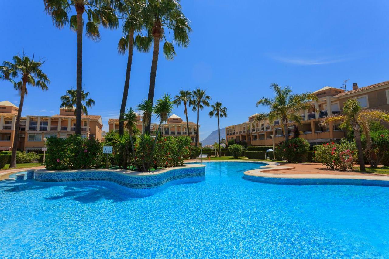 Apartamento Playa Con Piscina Y Terraza En Urbanizacion De Lujo Дения Екстериор снимка