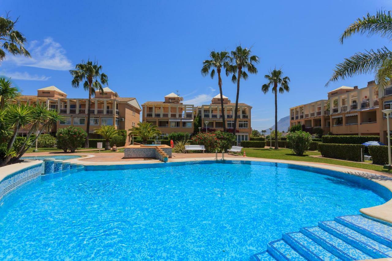 Apartamento Playa Con Piscina Y Terraza En Urbanizacion De Lujo Дения Екстериор снимка